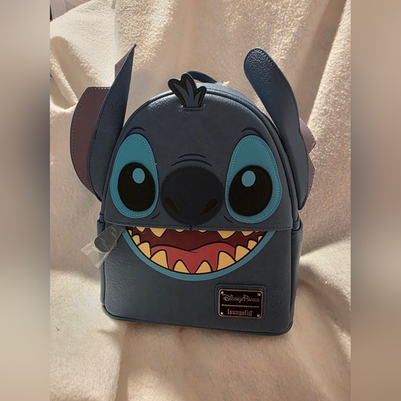Loungefly Handbags - Loungefly Disney Parks Stitch Hard Tag Mini Backpack NWT